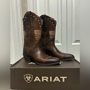 Ariat - Women's Heritage R Toe Liberty Boots (Size 7.5 Medium Width)